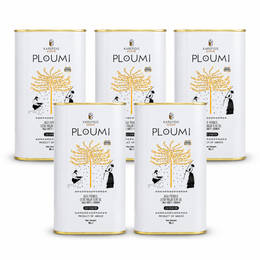 PLOUMI 500+ family pack with five 1L tins